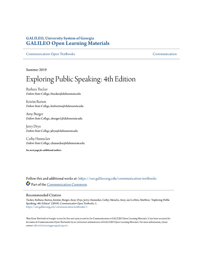 Exploring Public Speaking - Front Matter 1